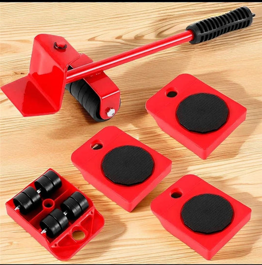 5-in-1 Heavy Furniture Mover Tool Set with Lifter