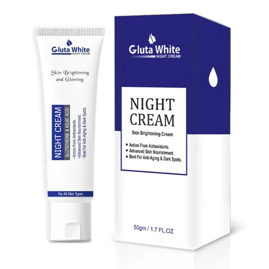 Gluta White Night Cream | Advanced Brightening & Anti-Aging Formula