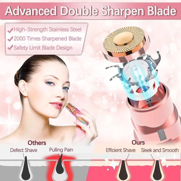 2-in-1 Electric Eyebrow Trimmer