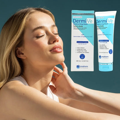 DermiVe Moisturizing Wash Face & Body 100ml