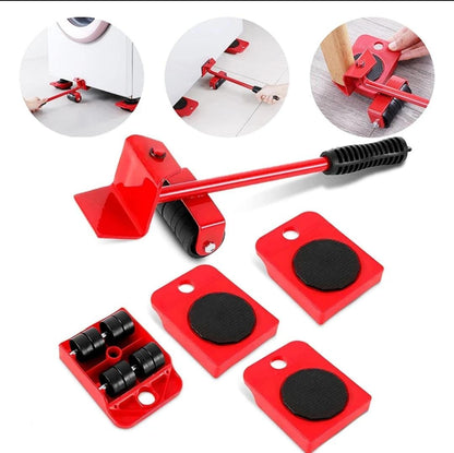 5-in-1 Heavy Furniture Mover Tool Set with Lifter
