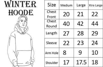 Hoodie with WA Print for Men and Boys