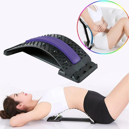 Back Stretcher-For Spine Lower Lumbar Massage Support Spine Pain Relief
