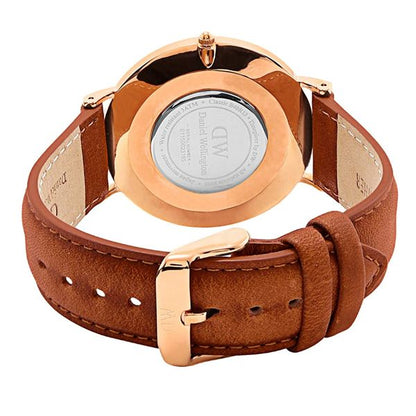 DW Leather Strap Men Wrist Watch