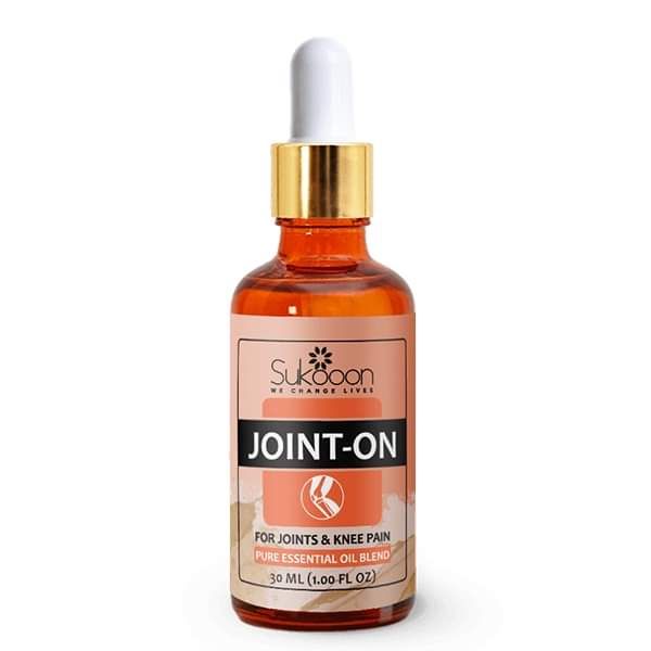 Sukoon Joint-On Essential Oil Blend | Natural Pain Relief for Joints, Knees, and Back (30ml)